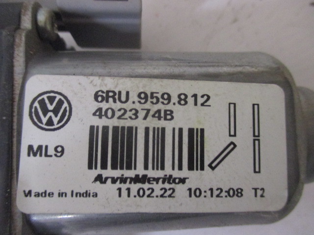 Стеклоподъемник электр. передний левый Volkswagen Polo V 2009-2015 на Volkswagen Polo V
