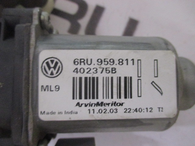 Стеклоподъемник электр. передний правый Volkswagen Polo V 2009-2015 на Volkswagen Polo V