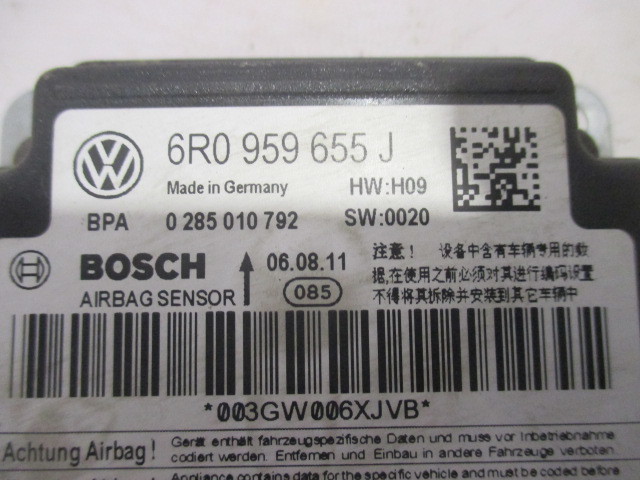 Блок управления AIR BAG Volkswagen Polo V 2009-2015 на Volkswagen Polo V