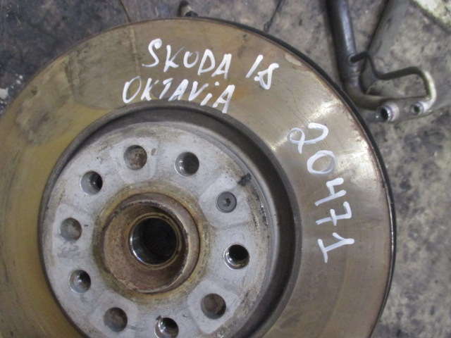 Диск тормозной передний вентилируемый правый на Skoda Octavia A7