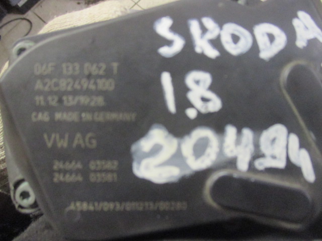 Заслонка дроссельная электрическая Skoda Octavia A7 2013-н.в. на Skoda Octavia A7