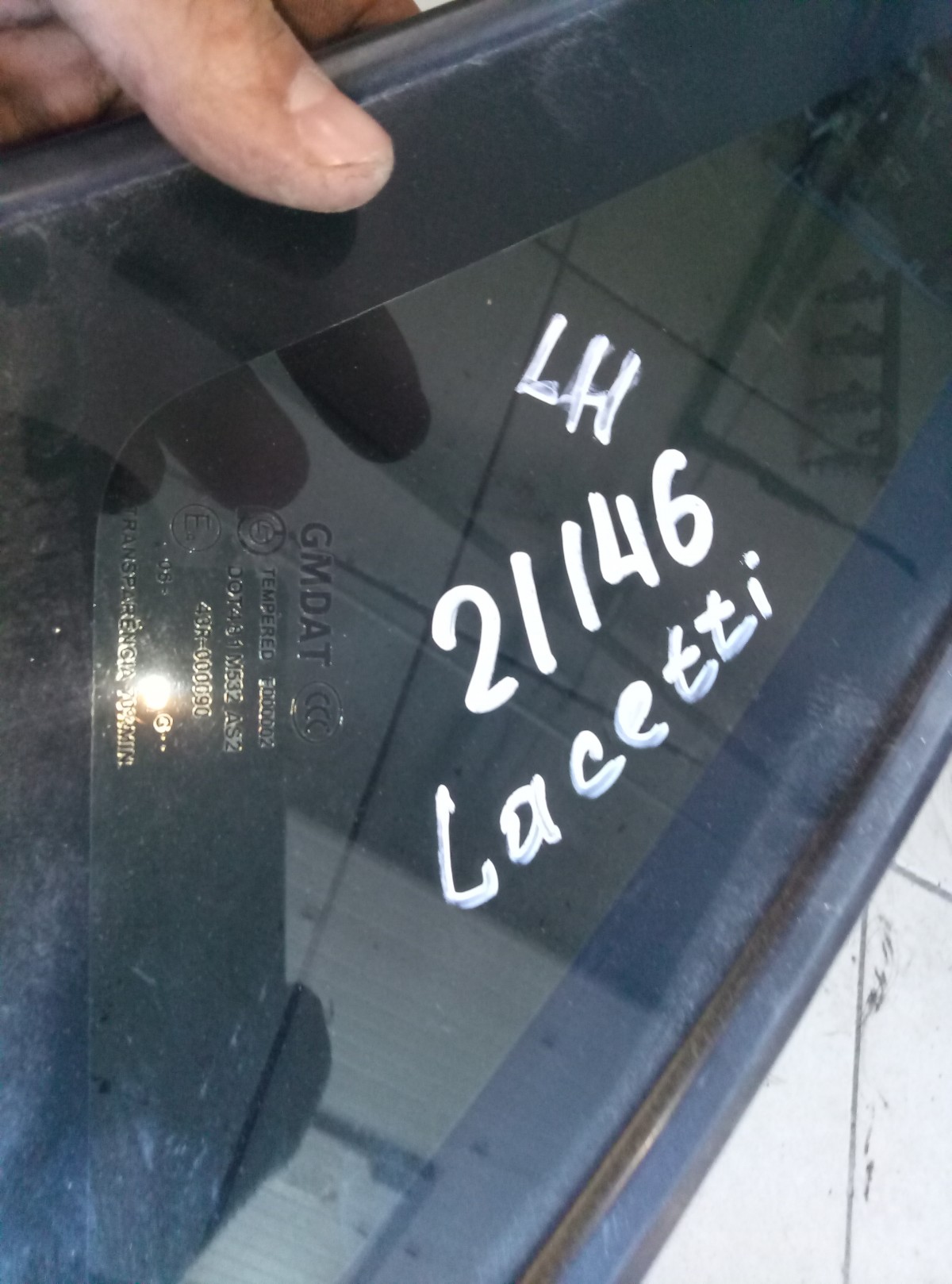 Форточка задняя левая Chevrolet Lacetti 2003-2013 43R000090 на Chevrolet Lacetti 