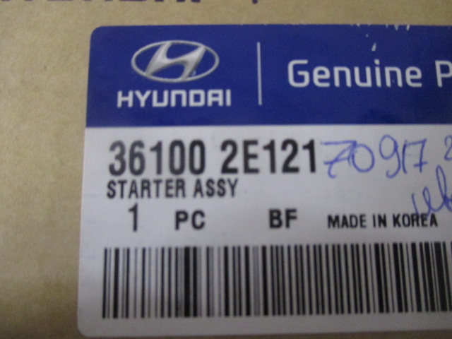 Стартер Hyundai ix35  2010-2015 на Hyundai ix35 