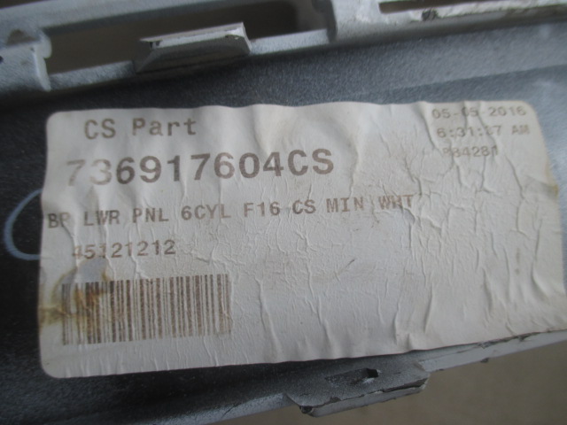 Накладка заднего бампера под номер BMW X6 F16 2014-н.в. на BMW X6 F16