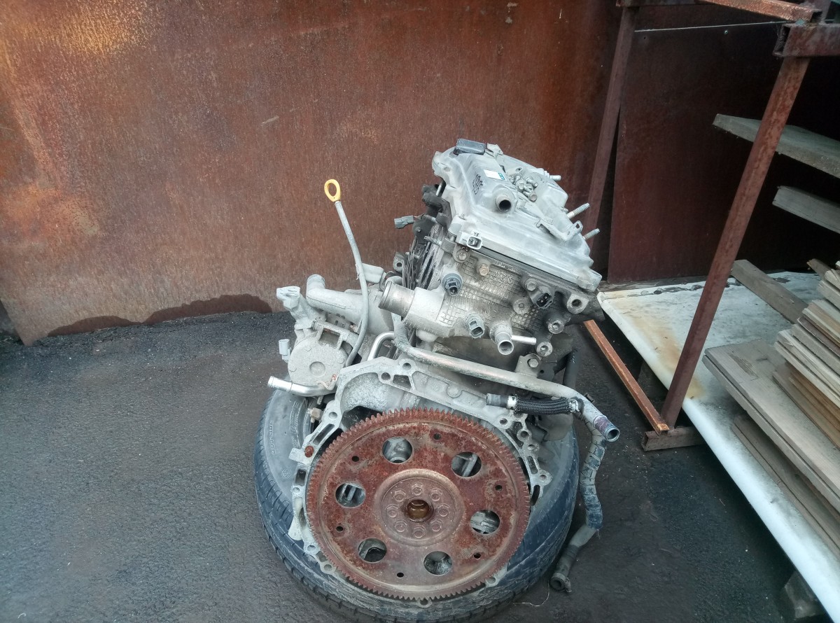 Двигатель в сборе на Toyota Land Cruiser Prado 150