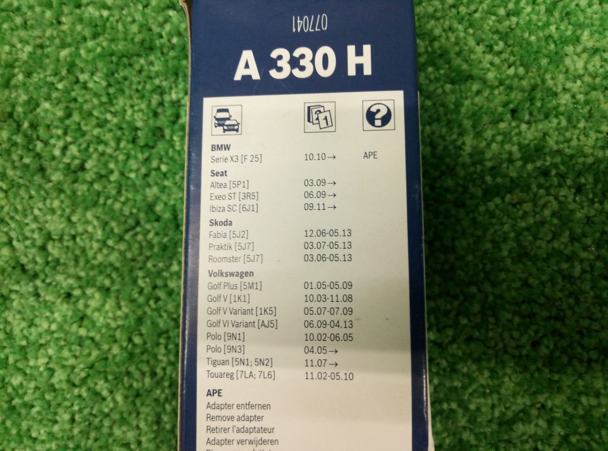 Щетка стеклоочистителя Bosch Aerotwin A 330 H, 330мм, задн 3397008006 НОВЫЙ на Audi Q5 8R
