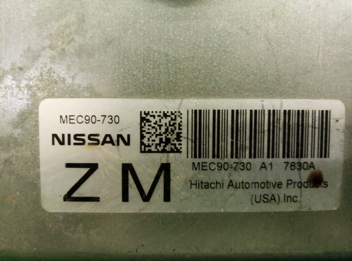 Блок управления двигателем Nissan Tiida C11 2004-2012    MEC90730   23710EC88A на Nissan Tiida C11