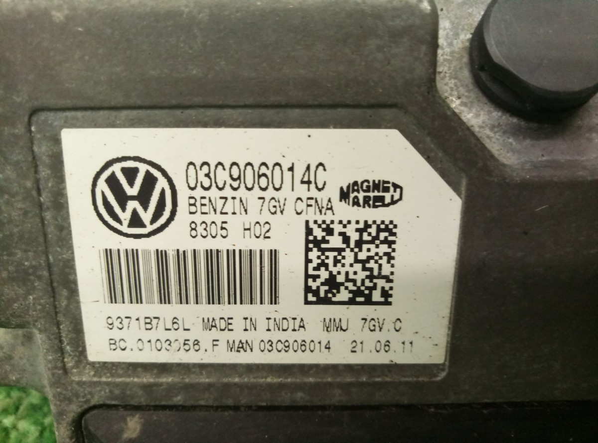 Блок управления двигателем Volkswagen Polo V 2009-2015   03C906014C на Volkswagen Polo V
