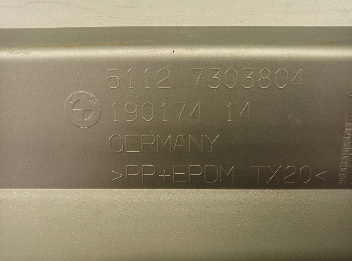 Юбка заднего бампера BMW X1 E84 2009-2012 51127303804 на BMW X1 (E84)