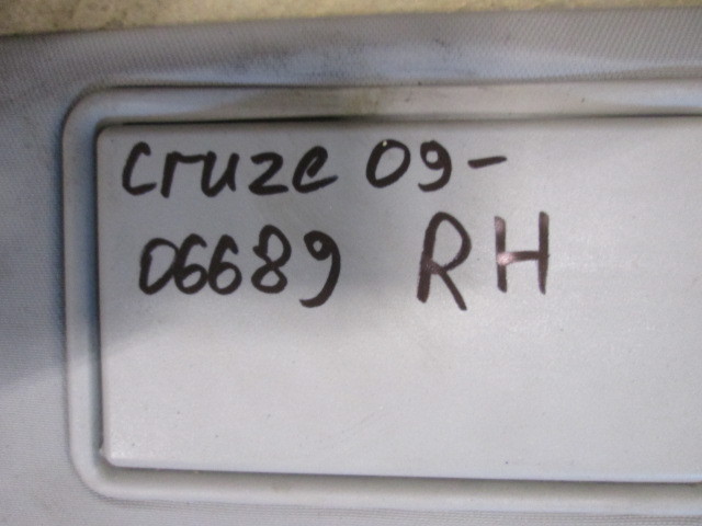 Козырек солнцезащитный (внутри) Chevrolet Cruze 2009-2013 на Chevrolet Cruze