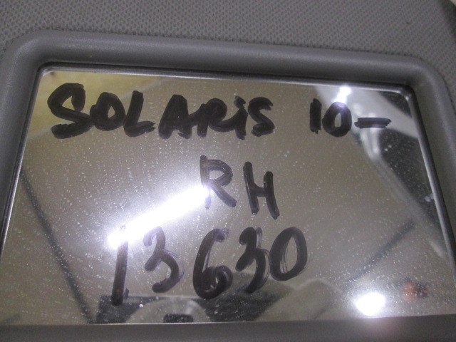 Козырек солнцезащитный (внутри) Hyundai Solaris  2011-2016 на Hyundai Solaris 
