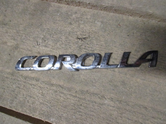 Эмблема багажника Toyota Corolla E140,E150 2006-2012 на Toyota Corolla E140,E150